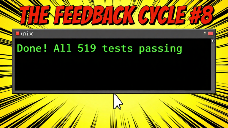 Welcome back to The Feedback Cycle. Day eight, Darren. Still standing?
