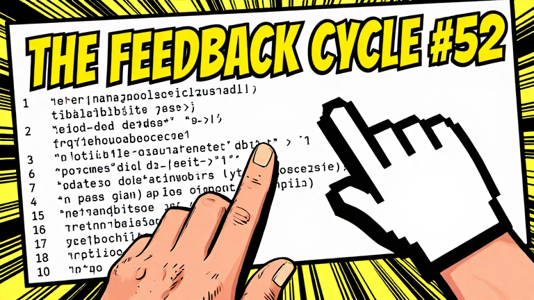 Welcome back to The Feedback Cycle. Day fifty-two, and Darren— ninety-seven comm…