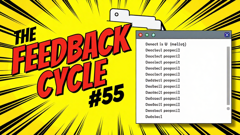 Welcome back to The Feedback Cycle. Day fifty-five, and Darren— forty-four commi…