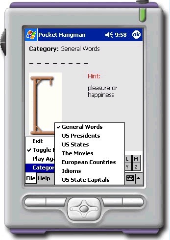 IM Hangman screenshot