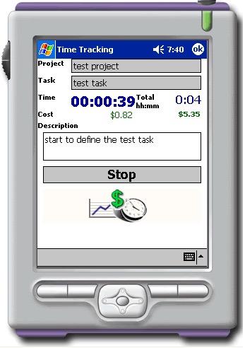 IM Time Tracker screenshot
